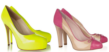 Обувь весна/лето 2012 насыщенные цвета